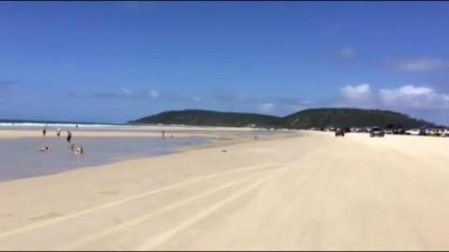 Crowds at Double Island Point