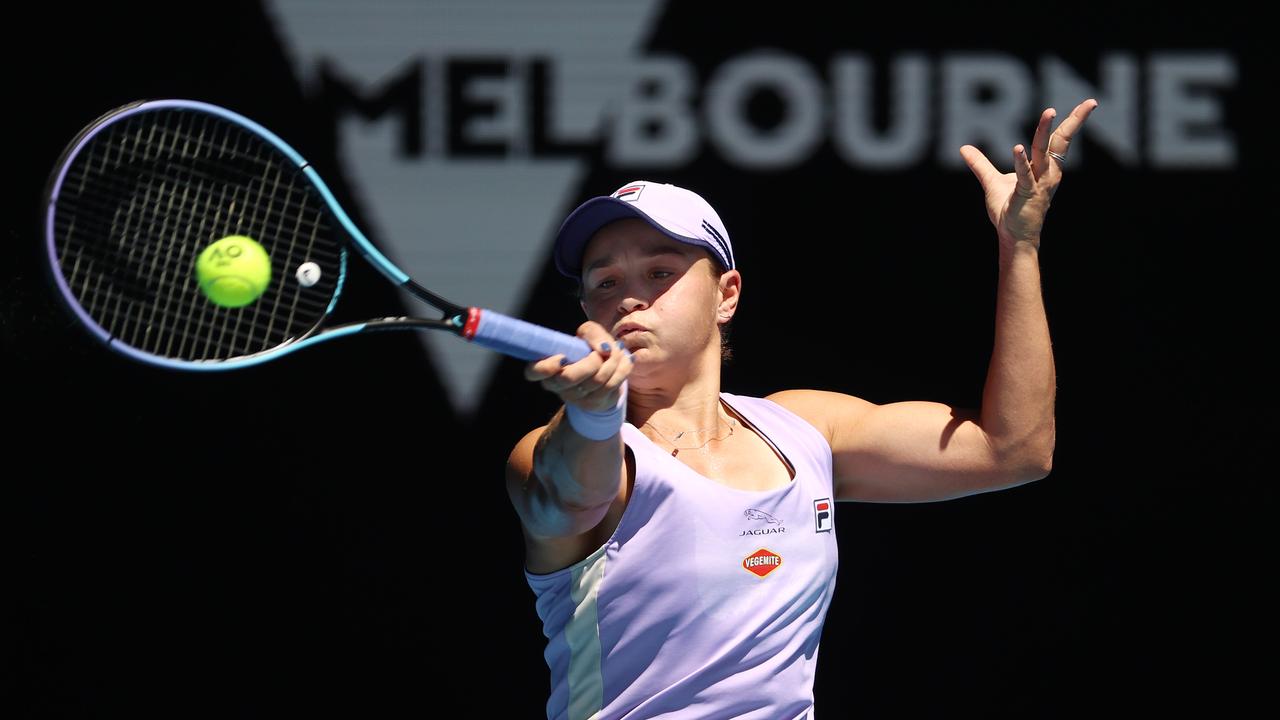 Dual grand slam champion Ash Barty is a leading contender to win the 2022 Australian Open. Picture: Michael Klein