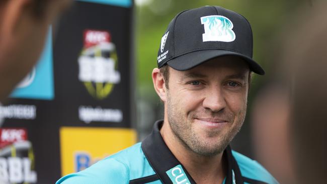 New Brisbane Heat import AB De Villiers will be a learning tool for teammates. Pic: Lachie Millard