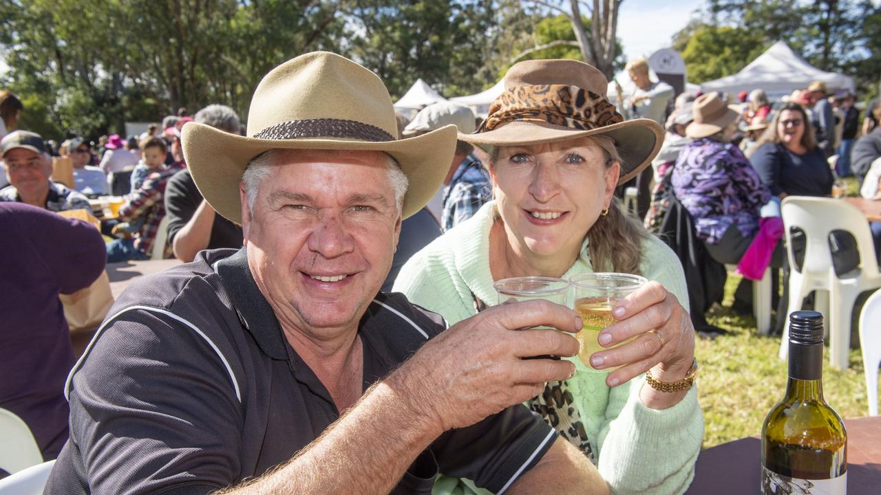 Brad and Cherryl McKeiver at the Hampton food festival. Sunday, June 26, 2022. Picture: Nev Madsen.