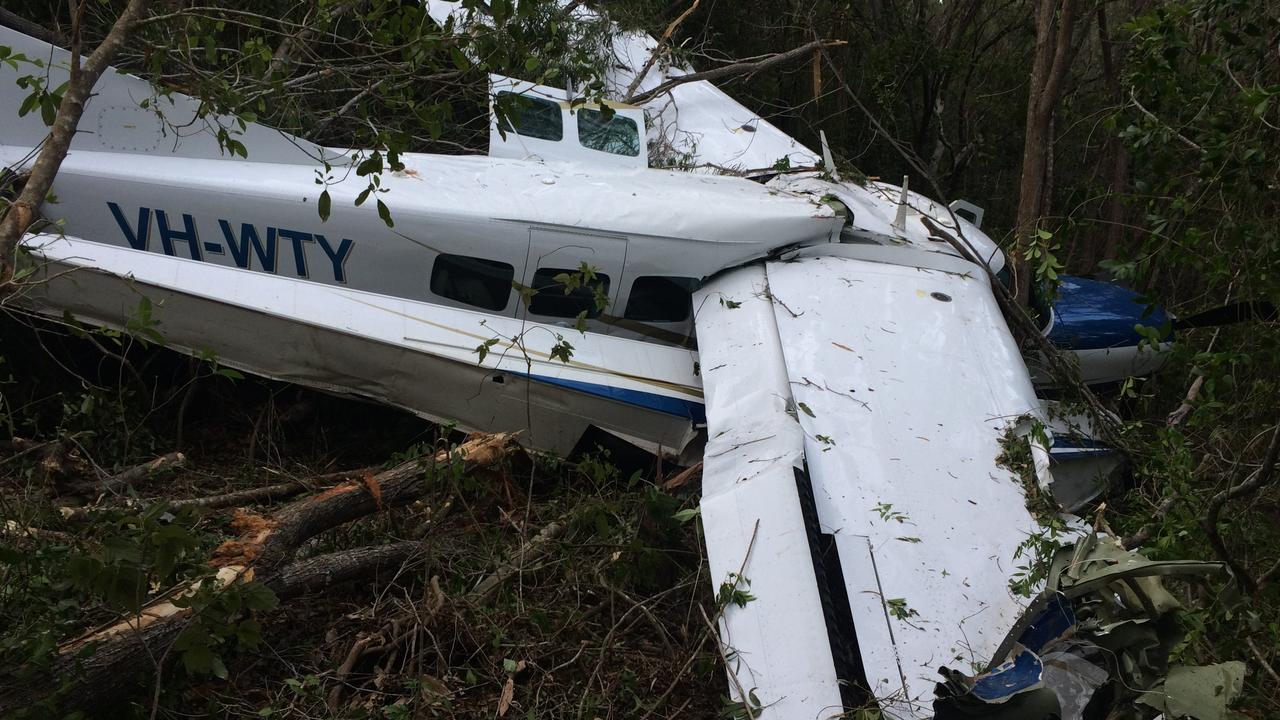 Whitsunday Air Services aircraft, carrying 11 people (one pilot and 10 passengers), crash landed in the trees on Whitsunday Island near Chance Bay on January 28, 2016.