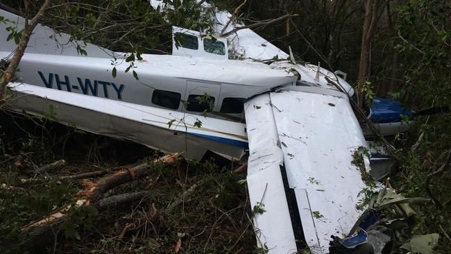 Whitsunday Air Services aircraft, carrying 11 people (one pilot and 10 passengers), crash landed in the trees on Whitsunday Island near Chance Bay on January 28, 2016.