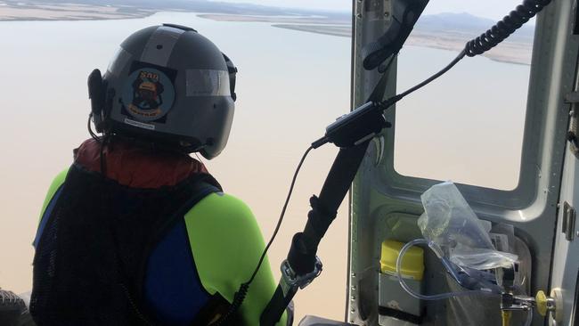 RACQ Rescue 300 is continuing a search for a missing man in the Port Alma region. Picture: Supplied