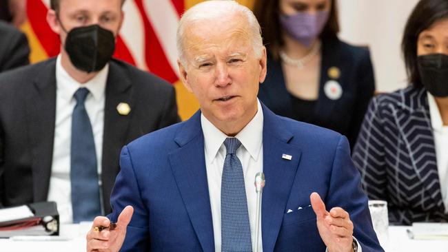 US President Joe Biden attends the Quad leaders summit in Tokyo in 2022