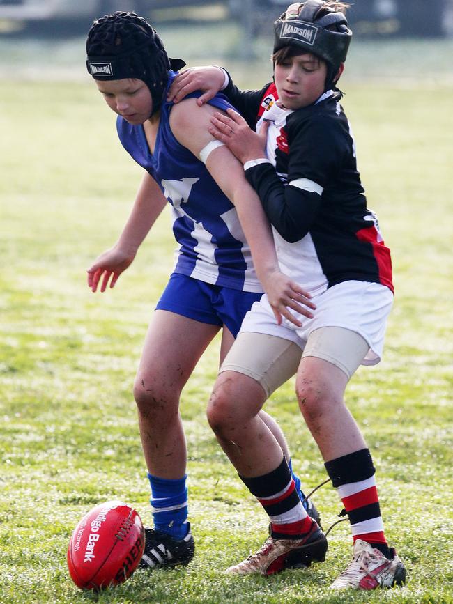 Jack Ginnivan in action for Newstead. Picture: Norm Oorloff