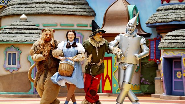 The Wizard of Oz precinct at Warner Bros Movie World. Picture: Glenn Campbell