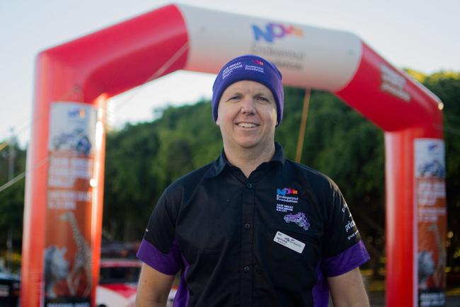 Great Endeavour Rally coordinator Nathan Woolhouse at the start line of his first rally in the role. Picture: Red Hot Shotz