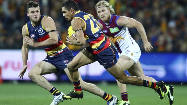 North Melbourne must deny Adelaide the fast break players like Charlie Cameron love. Picture: Sarah Reed