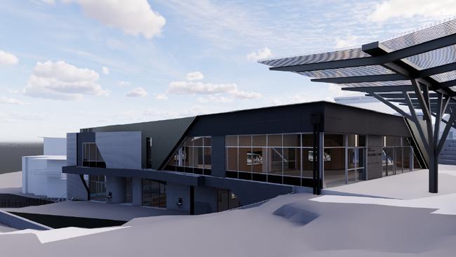 Artist impression of the learning centre at Hillcrest Christian College on the Gold Coast. Picture: Supplied