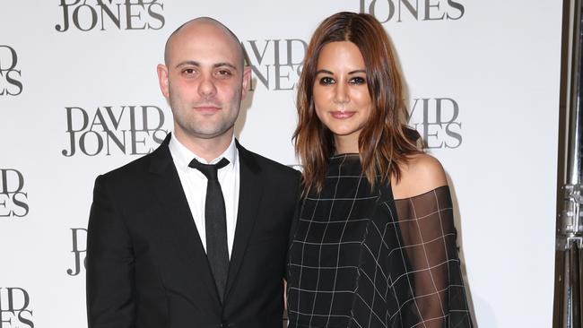 Josh Goot and Christine Centenera at the David Jones Spring/Summer 2014 fashion show held at David Jones city store in Sydney.