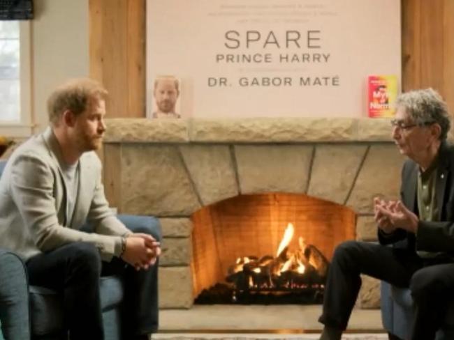 At the end of his talk with Prince Harry, Doctor Gabor Maté said he was suffering from PTSD, ADD, depression, anxiety and panic disorder. Picture: The Times