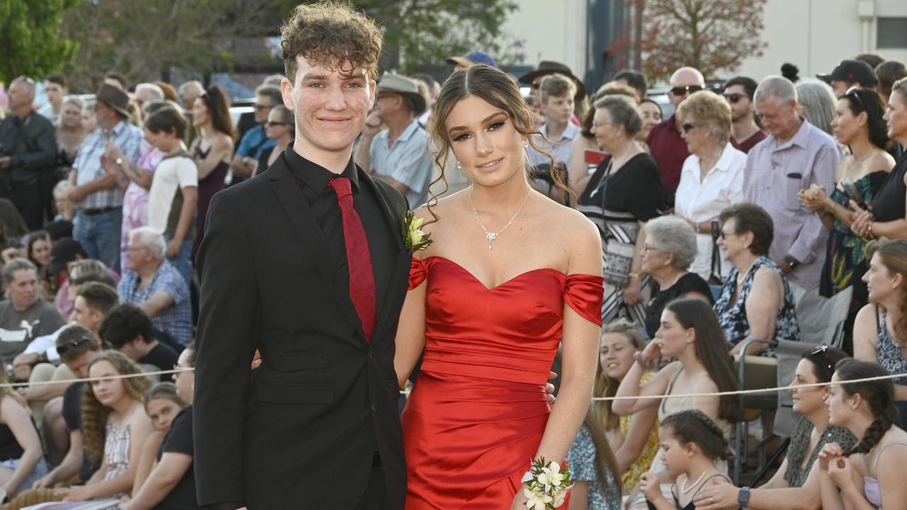 Toowoomba Christian College year 12 formal at Highfileds Cultural Centre. Matthew Healion and Kasey Barnes.