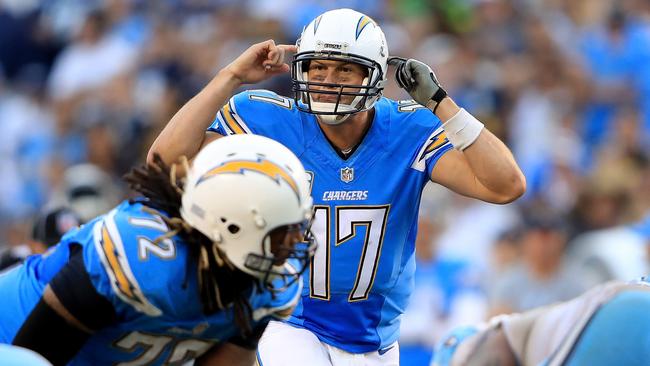 Philip Rivers #17 of the San Diego Chargers.