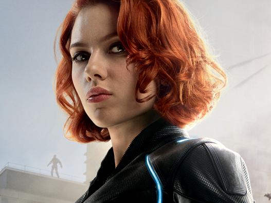 Black Widow (played by Scarlett Johansson) poster for Marvel film Avengers: Age of Ultron