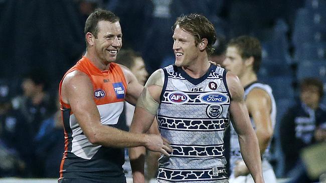 Geelong defeated GWS at home recently but lost an earlier clash away to the Giants. Picture: George Salpigtidis