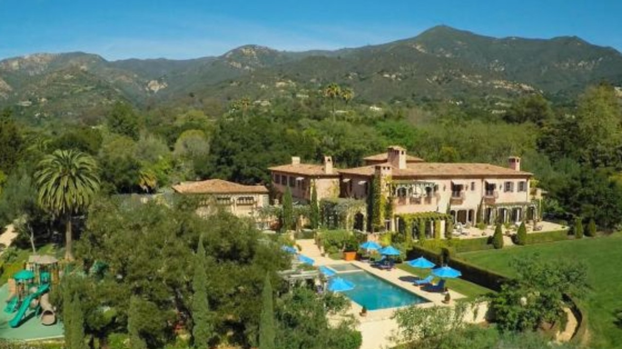 Meghan Markle and Prince Harry’s home in Montecito, California. Picture from the sale listing in 2015. Supplied
