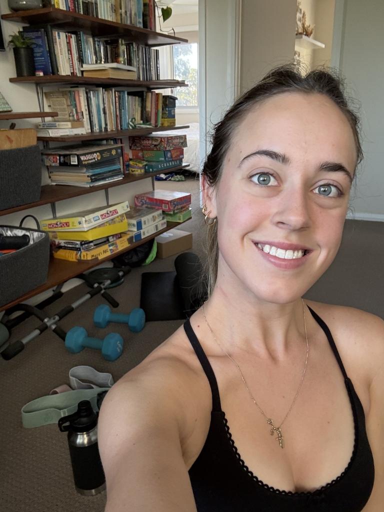 Health and Wellness Writer, Jessica Smith, was a big fan of the pilates program. Picture: news.com.au/Jessica Smith.
