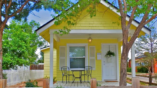 It might be in Colorado Springs, but this tiny holiday cottage has a distinct Parisian feel. Picture: HomeAway.