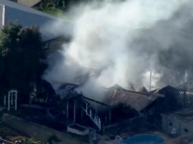 House fire in a Kilcoy, vision from Ch7