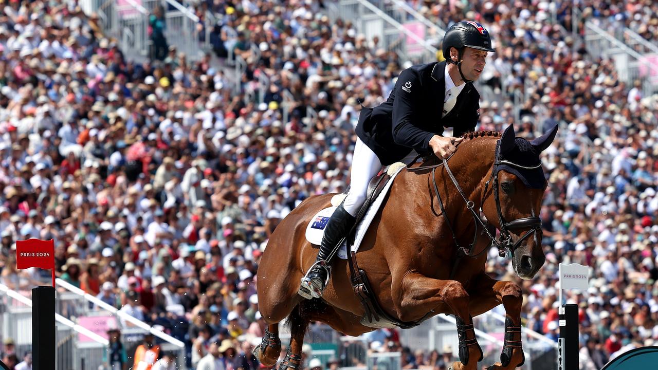 Chris Burton on his way to his silver medal. Picture: Mike Hewitt/Getty Images