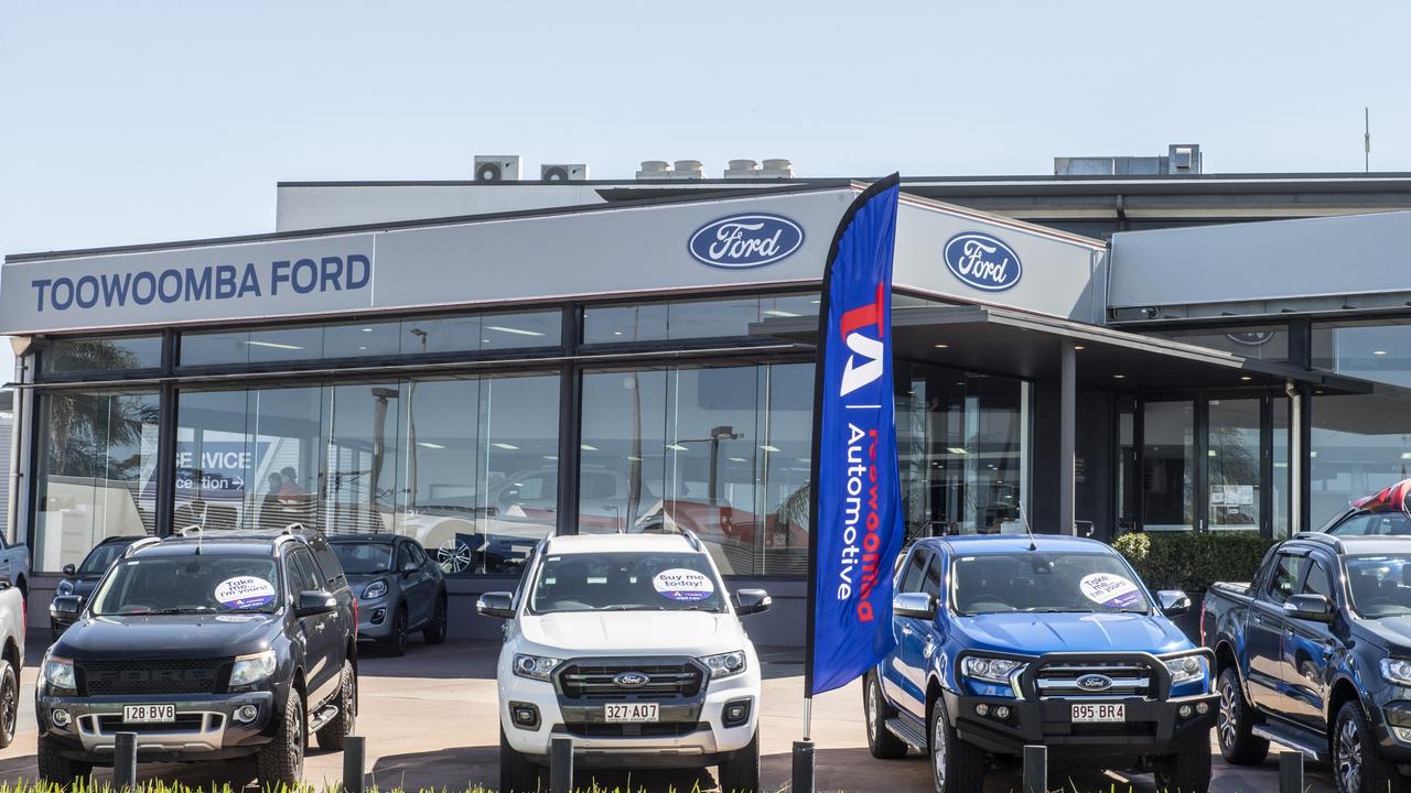 Toowoomba Ford now open in Herries St. Picture: Nev Madsen.