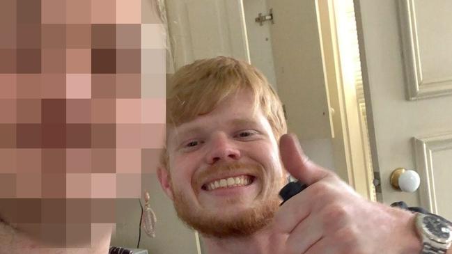 A younger David Crees in a since-deleted Facebook picture. Picture: Facebook