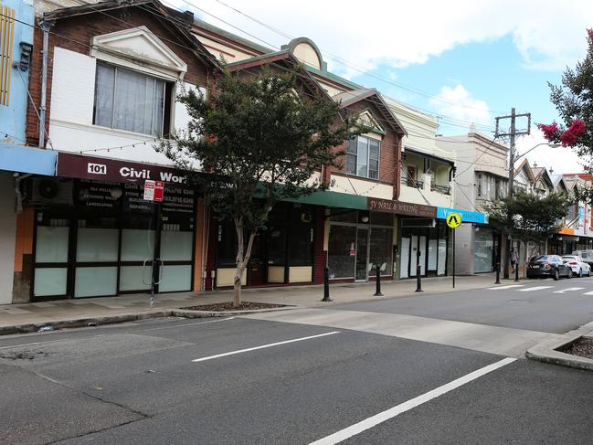 SYDNEY, AUSTRALIA - NewsWire Photos DECEMBER 30, 2020. A general view of the main street of Croydon shops which has a reported new covid-19 cluster reported today in Sydney Australia. Picture: NCA NewsWire / Gaye Gerard