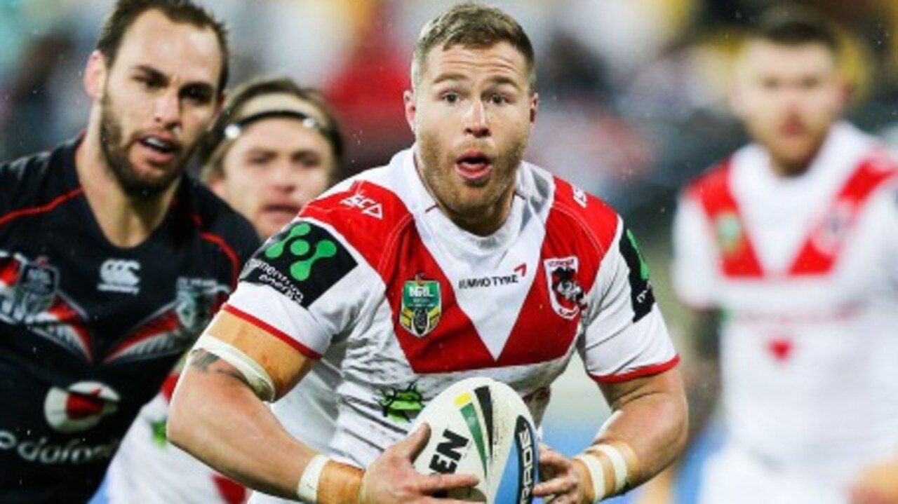 Trent Merrin during his Dragons days