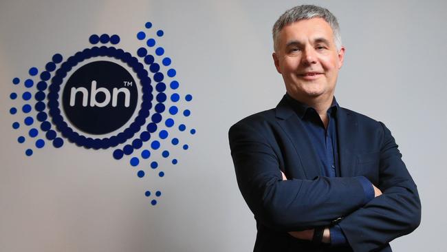 NBN Co chief executive Stephen Rue said the company had identified three groups of people resisting an NBN connection. Picture: Aaron Francis/The Australian