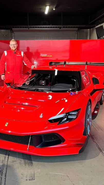 Epic Ferrari race car hits Australia