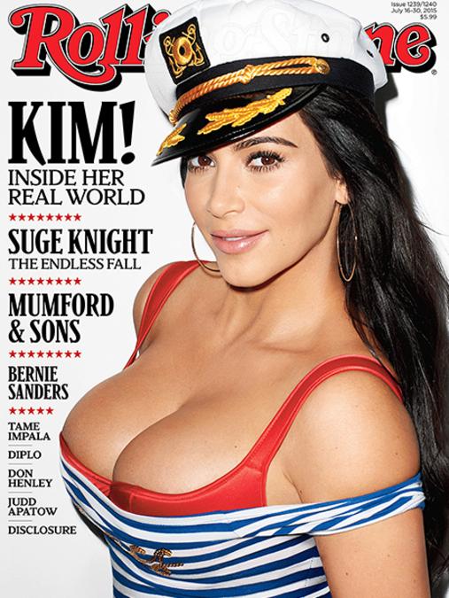 Kim Kardashian was photographed by Terry Richardson for Rolling Stone magazine. Picture: Rolling Stone magazine