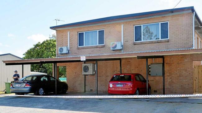 The Arcturus Street, North Mackay unit block where the stabbing took place. Picture: Tony Martin