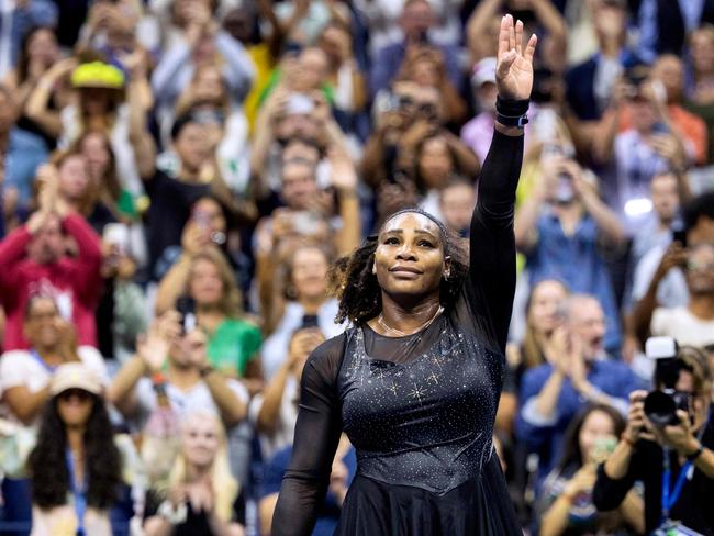 Serena Williams has said goodbye to the tennis court and hello to big business. Picture: AFP.