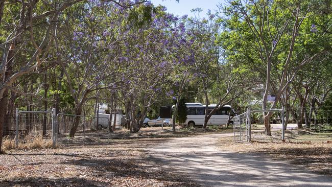 The property appeared deserted. Picture: Brian Cassey