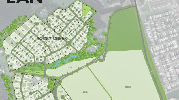 The master plan for the first stage of the Pinecrest development at Mt Peter. Picture: supplied.