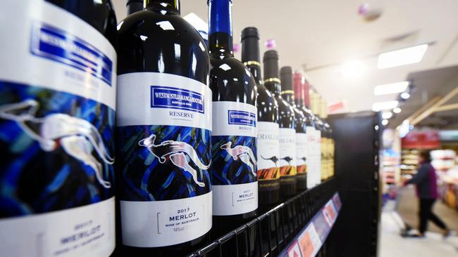 The true economic impact of Chinese tariffs on the wine export sector, which was roaring along until the imposition of tariffs by China in November, are only just biting this year. Picture: AFP