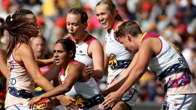 The Lions have notched their first AFLW Grand Final win.