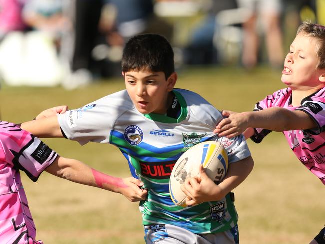 Parramatta against Rhinos in the under-9 game.