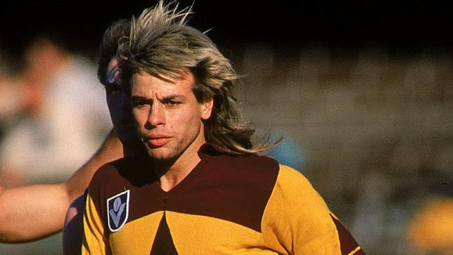 Warwick Capper in 1988 playing for the Brisbane Bears (Photo by Getty Images)