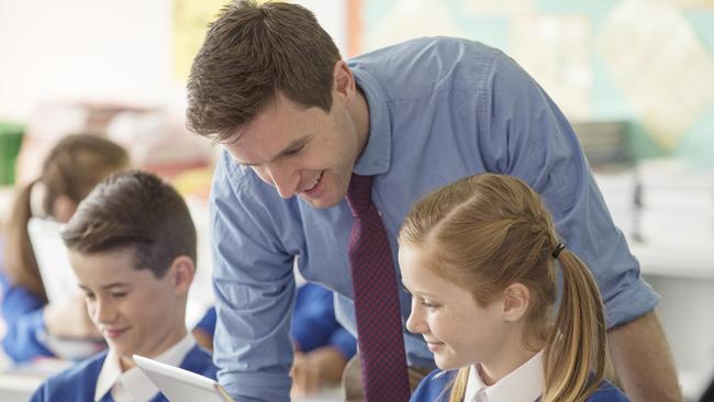 Generic school students, school kids, classroom, teacher Picture: Getty Images