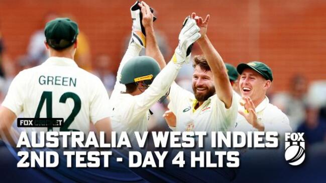 AUS v WI: 2nd Test Day 4 highlights