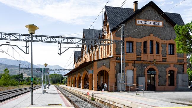 Puigcerda - a station just across the French border in the Spanish Pyrenees