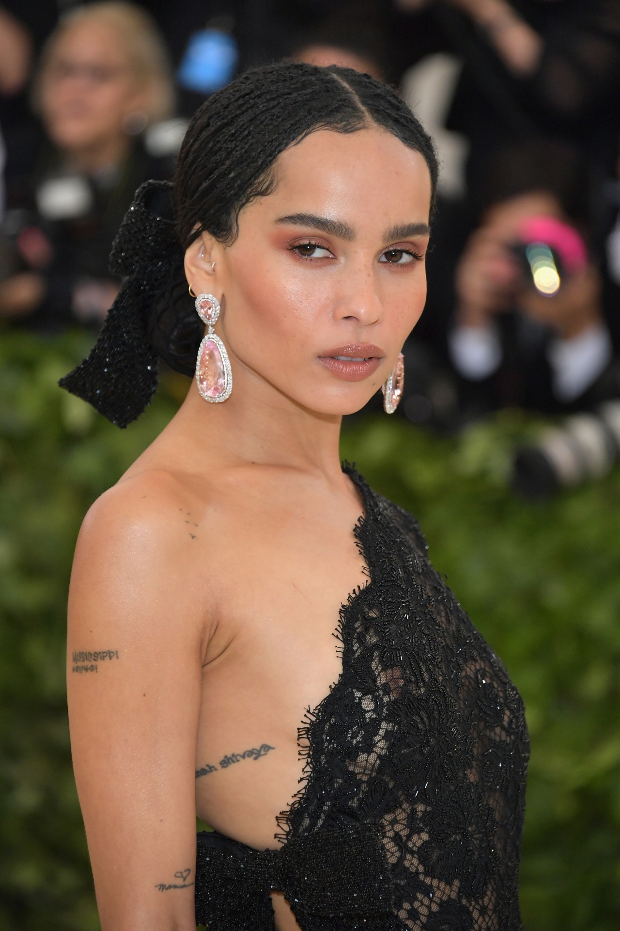 Zoe Kravitz Wore Saint Laurent To The Black Opium Le Parfum