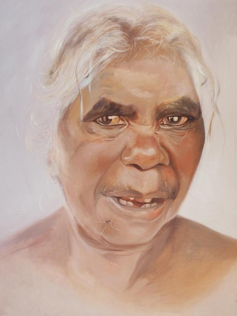 'Unfolding Resilience' won second prize for the Portrait of a Senior Territorian Art Award. Picture: Supplied