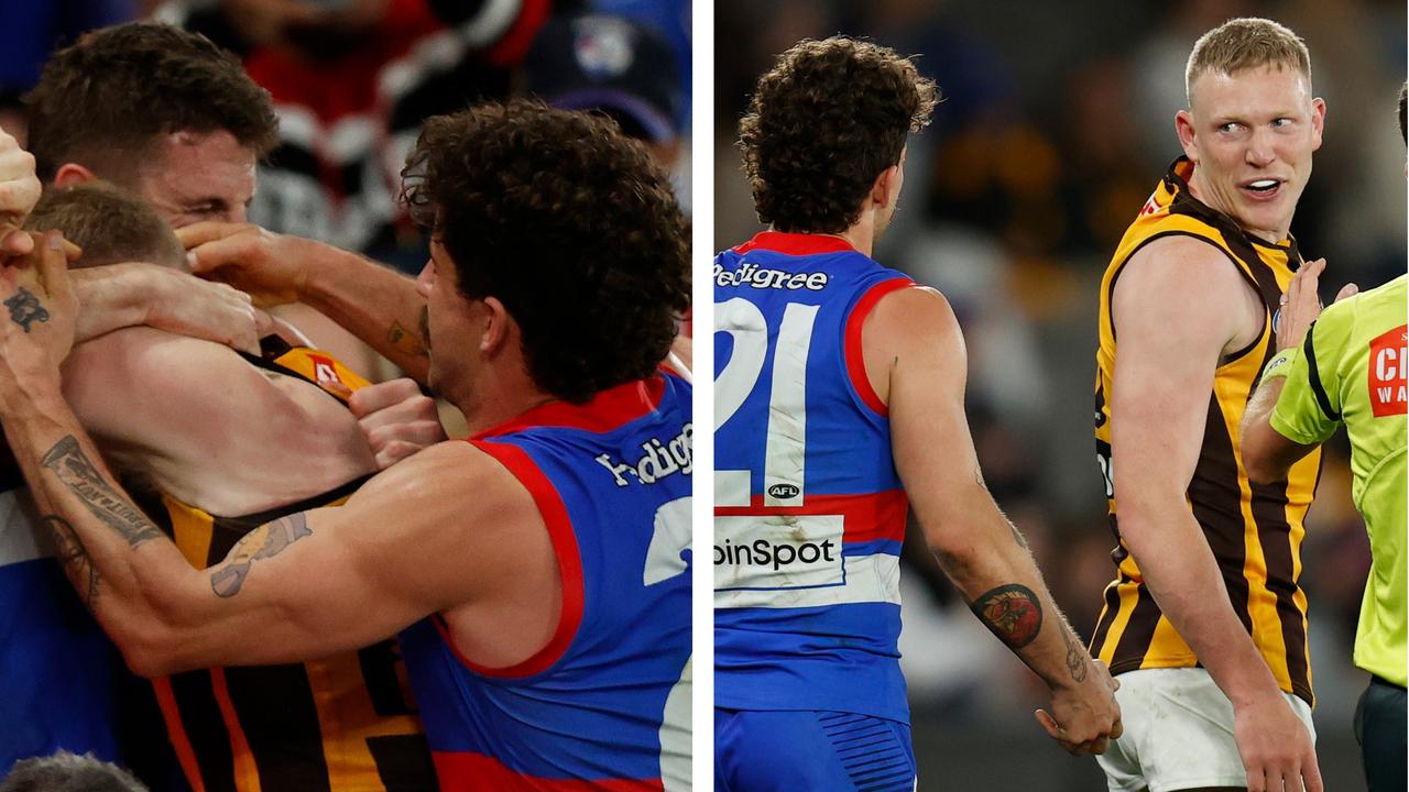 James Sicily clashed with Tom Liberatore.