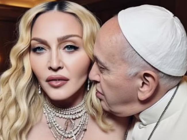 Madonna angers fans with AI Pope photos.