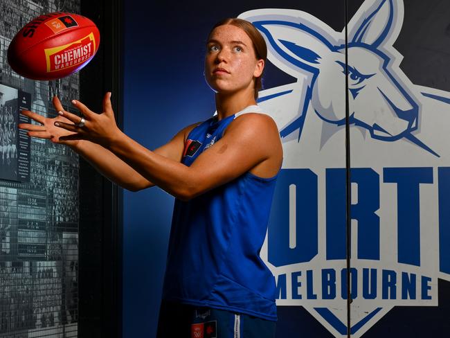 Launceston’s Mia King is preparing for her first AFLW grand final with North Melbourne. (Photo by Morgan Hancock/Getty Images)