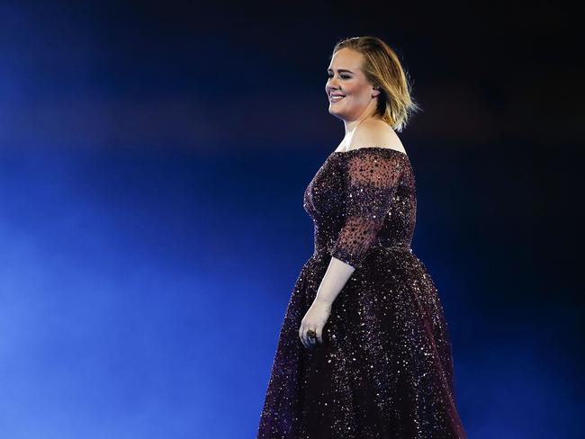 Adele: Bar room banter and stately ballads. Picture: Getty