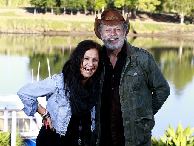 Kasey Chambers with  her father — and musical mentor —  Bill Chambers. Picture: Jerad Williams