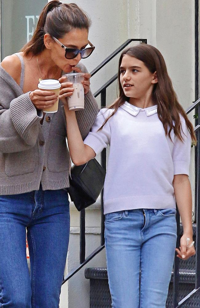 Suri is looking more like her mum as she gets older. Picture: Backgrid.